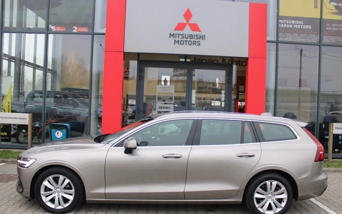 Volvo V60 cena 104900 przebieg: 120763, rok produkcji 2019 z Biała małe 781